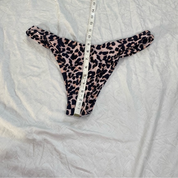 Wrap Around Shein Cheeky High Waist Bikini Women’s Large Cheetah Leopard Print - Picture 7 of 8